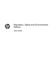 Regulatory, Safety and Environmental Notices