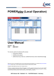 User Manual POWERplay (Local Operation)