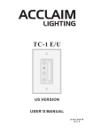 tc-1 e/u user`s manual