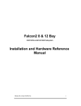 Falcon2 8 & 12 Bay Installation and Hardware Reference