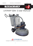 LAVINA® 32M -S User Manual - Polished Concrete Solutions