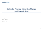 Cellebrite Physical Extraction Manual for iPhone & iPad
