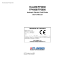 HI-4450/FP2080/FP4080/FP5080 Isotropic Electric Field Probe User