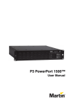 P3 Powerport 1500 user manual.fm
