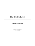 HydroLevel Manual