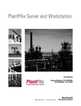 7477-UM001A-EN-E, PlantPAx Server and Workstation User Manual