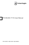 IFS MC250-1T/1S User Manual