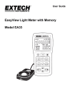 EasyView Light Meter with Memory Model EA33