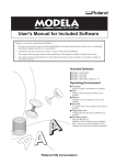 User`s Manual, MDX-3 Software