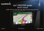 nüvi® 2405/2505 series - Garmin GPS Systems, Nuvi GPS, & GPS