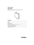 NI 9757 User Manual - National Instruments