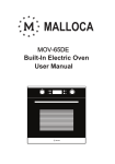 Built-In Electric Oven User Manual