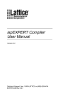 ispEXPERT Compiler User Manual