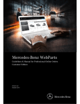 MB WebParts - manual - customer - v4.0 - en_AUS - Mercedes-Benz