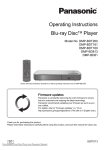 Panasonic DMP-BD81EB-K Operating Instructions