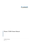 Planar LT3200 Owner Manual