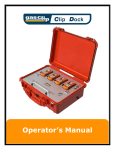 Clip Dock User`s Manual - Ex-Ox-Tox