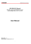 AR-B5432 Board User Manual