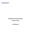 PLCBUS Universal Controller Version 0.0.28 User Manual