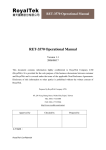 RET-3570 Operational Manual