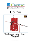 CS 996 Technical and User Manual