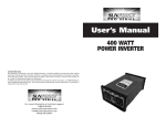 User`s Manual - SunForce Products Inc.