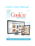 Cook`n User Manual - Amazon Web Services