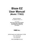 Blaze EZ User Manual