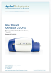 User Manual Chirascan CS/ORD