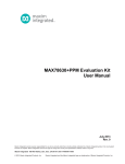 MAX78630+PPM Evaluation Kit User Manual