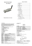 Bluetooth Serial Adaptor User`s Manual