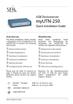 Quick Installation Guide – myUTN-250