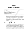 Chapter 1 What Is SUSE Linux?