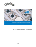 BLE 4.0 Module ZBModule User Manual