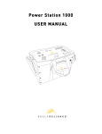 Power Station 1000 USER MANUAL