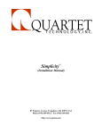 Quartet E.C.U. Installation Manual - Barrier