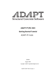 ADAPT-PT/RC 2015 Getting Started Tutorial