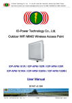 IO-Power Outdoor MIMO Wireless AP User Manual_Eng ver2.1 MH