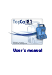 TopCal 21 User`s manual