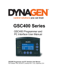 MAN-0079R1.7, GSC400 PC Interface Guide