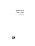 Alpha Sentry CAM System User`s Manual 2005