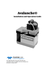Avalanche Transportable Sampler User Manual