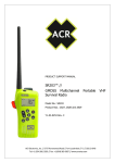 SR203™ // GMDSS Multichannel Portable VHF Survival Radio