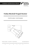 I&M FMSTR51_52_600-Forbes Marshall Forged Strainer