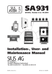 Maintenance Instructions SA931