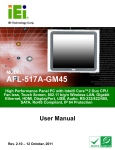 AFL-517A-GM45 User Manual