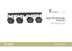 Stage TRI LED Bundle Extension LED lighting set user manual