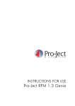 Pro-Ject RPM 1.3 Genie - Pro