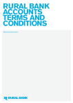 rural bank accounts terms and conditions