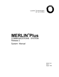 Merlin Plus R2 System Manual